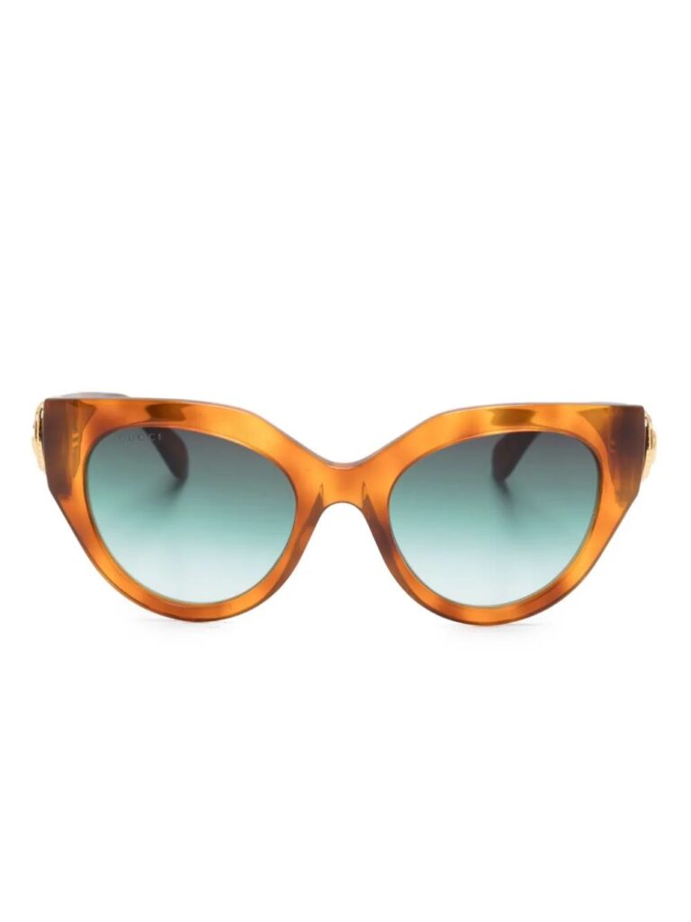 Gucci Eyewear tortoiseshell-effect cat eye-frame sunglasses