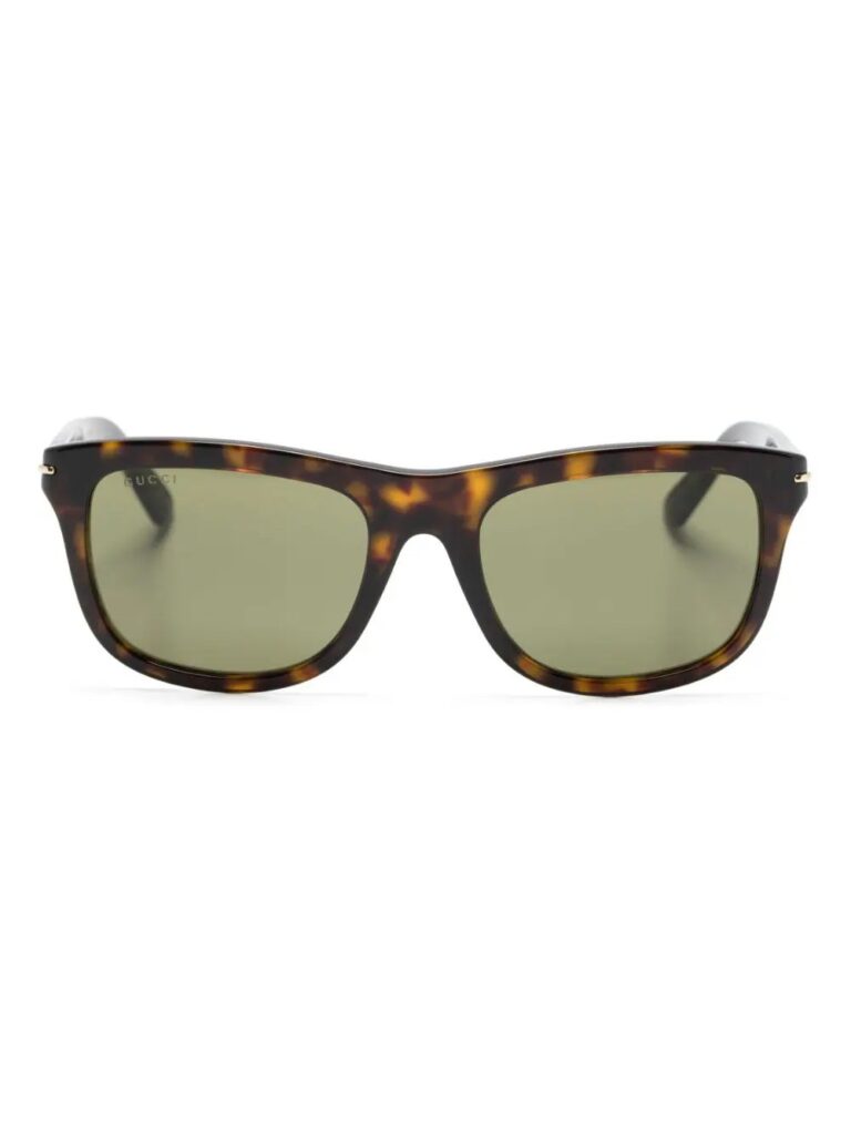 Gucci Eyewear tortoiseshell square-framed sunglasses