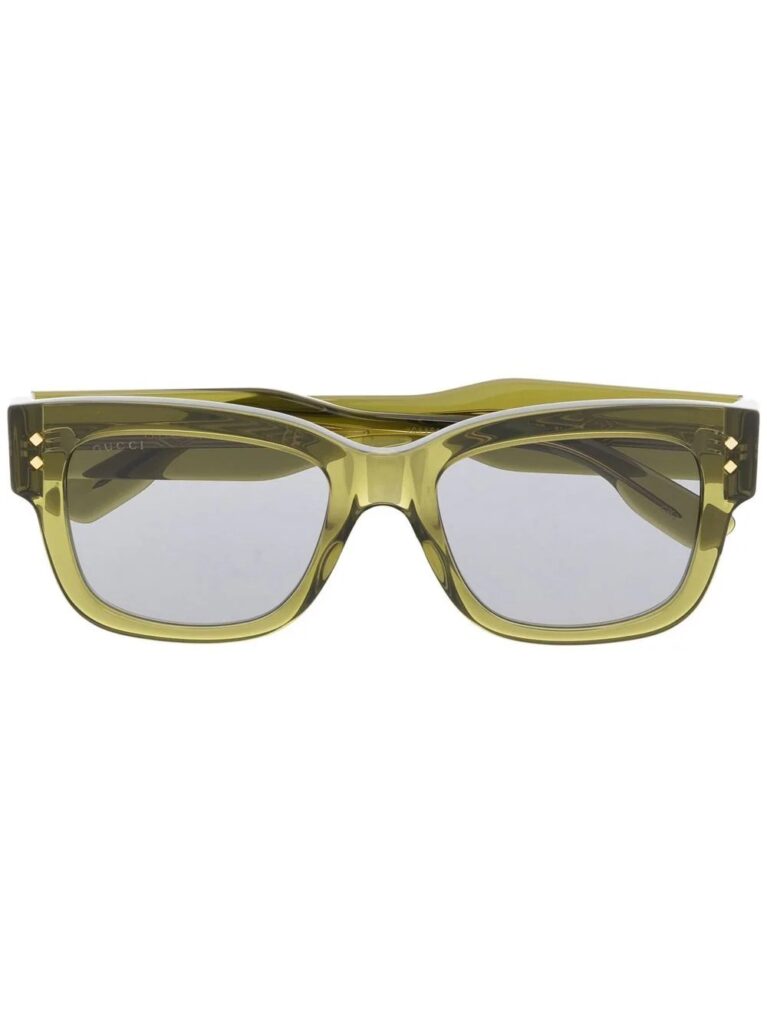Gucci Eyewear transparent square-frame sunglasses