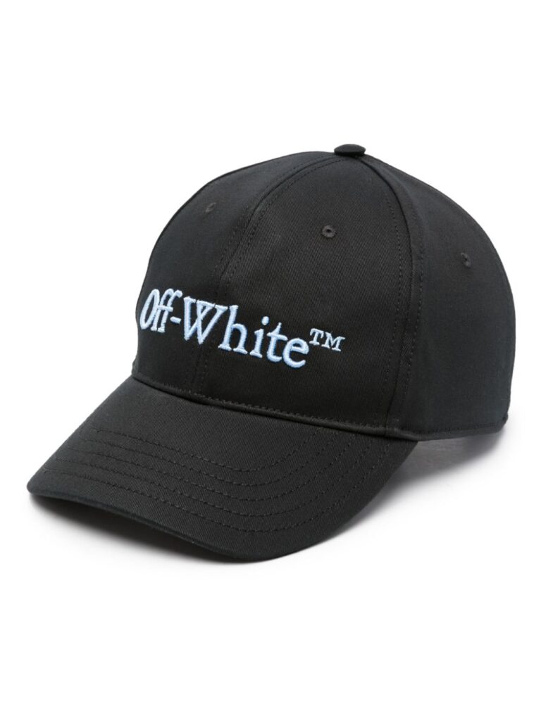 Off-White Bookish logo-embroidered baseball cap