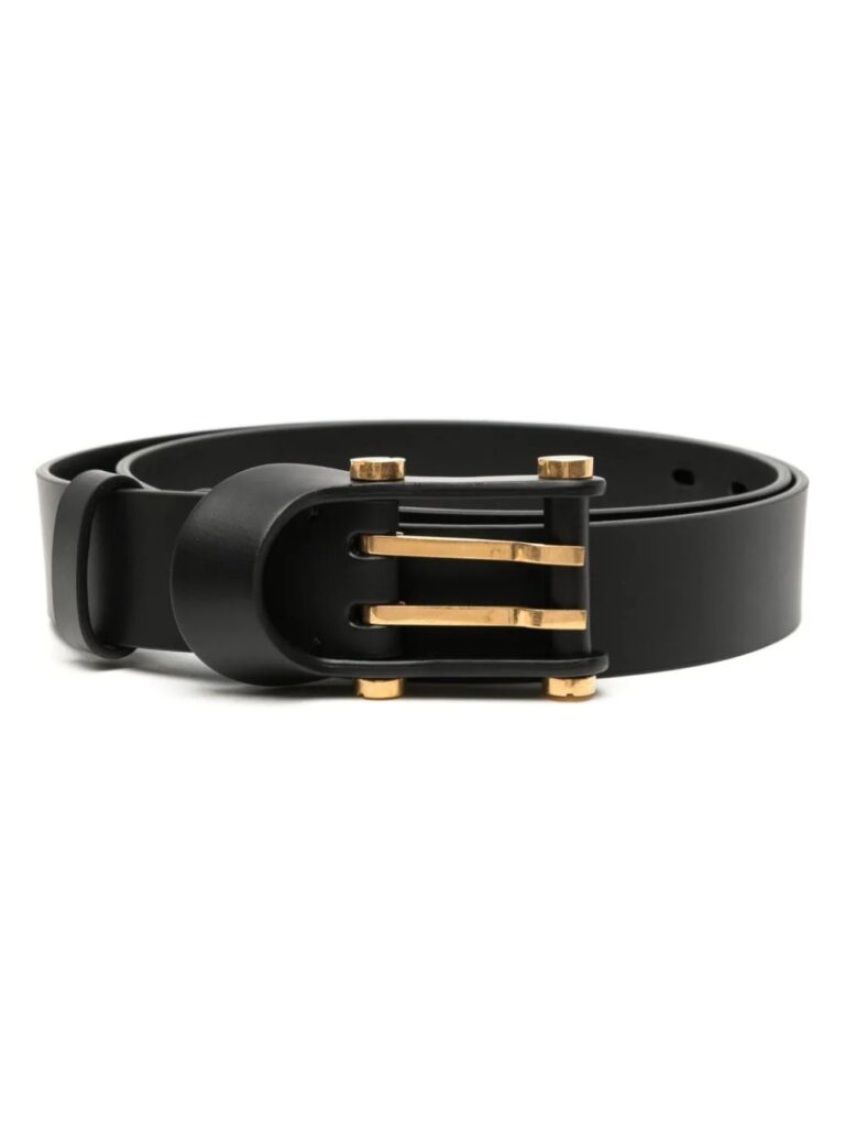 Off-White H35 double-pin leather belt