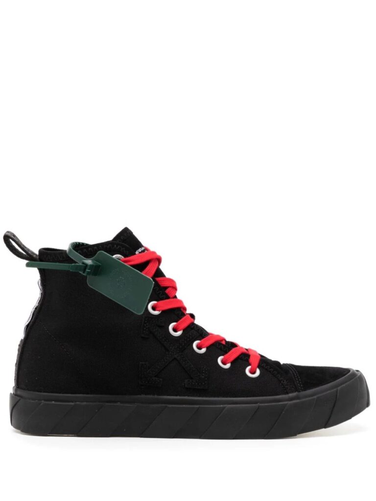 Off-White high-top canvas sneakers