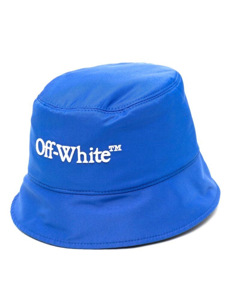 Off-White logo-print bucket hat
