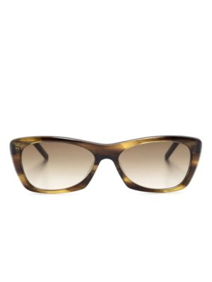 Saint Laurent Eyewear logo-engraved cat-eye frame sunglasses