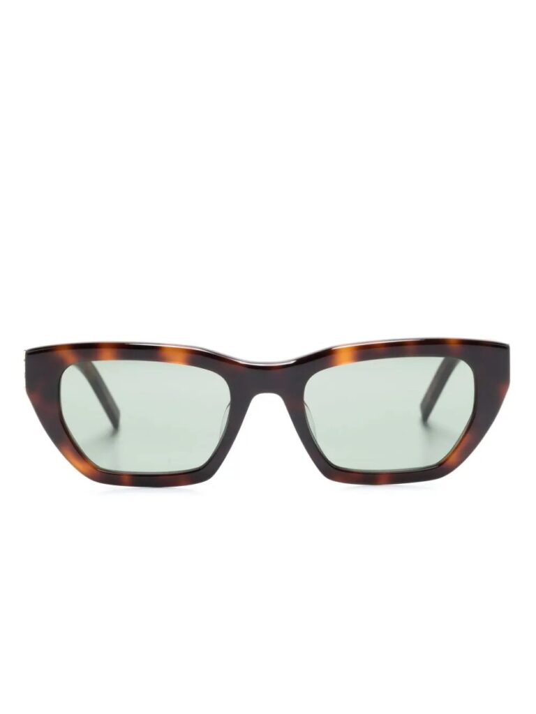 Saint Laurent Eyewear logo-plaque cat-eye sunglasses