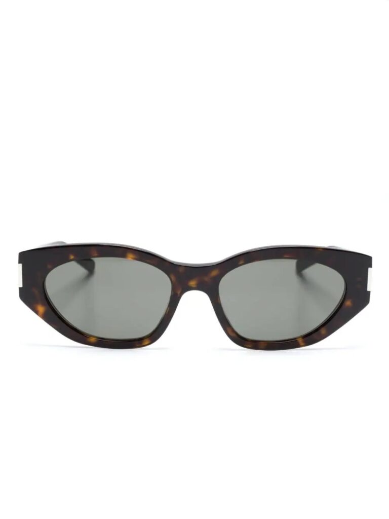 Saint Laurent Eyewear tortoiseshell-effect cat-eye sunglasses