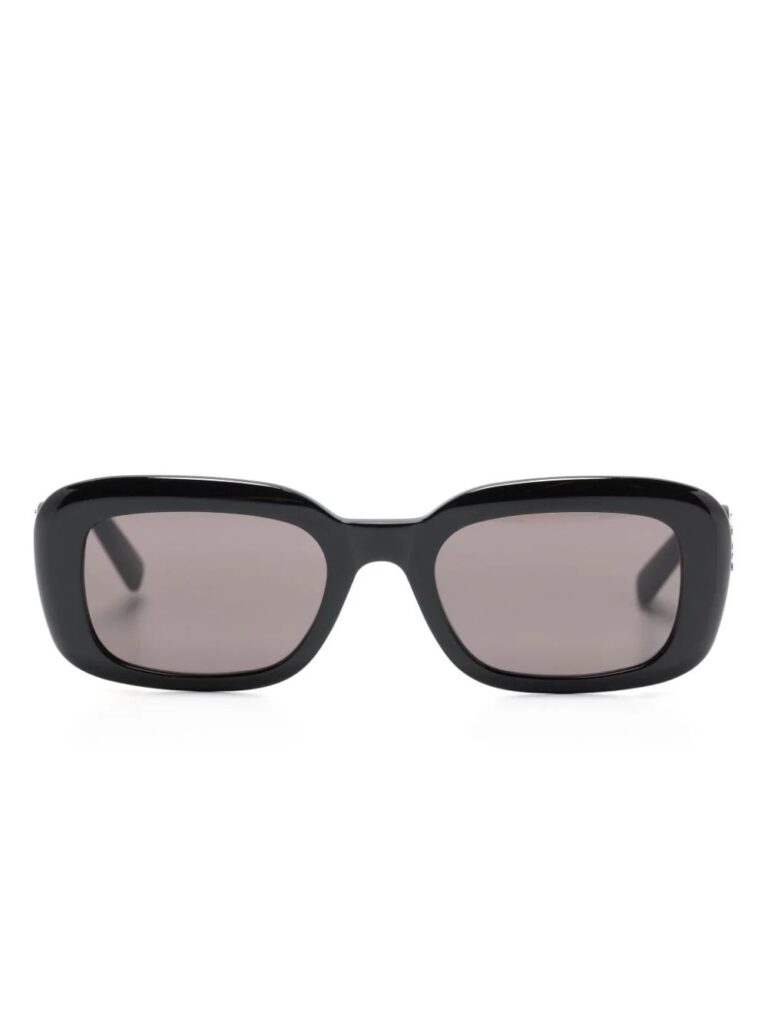 Saint Laurent YSL-plaque rectangle-frame sunglasses