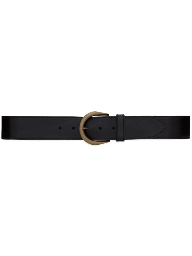 Saint Laurent buckle-fastening leather belt