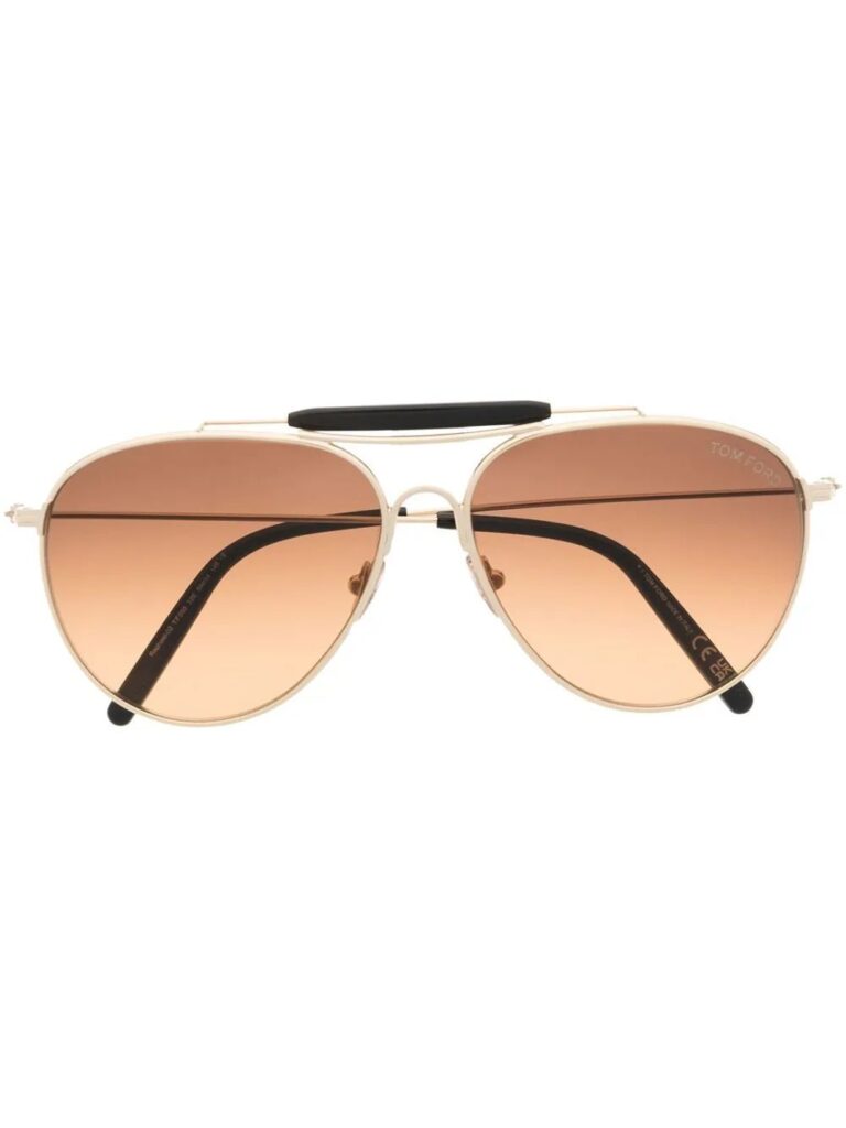 TOM FORD Eyewear tinted pilot-frame sunglasses