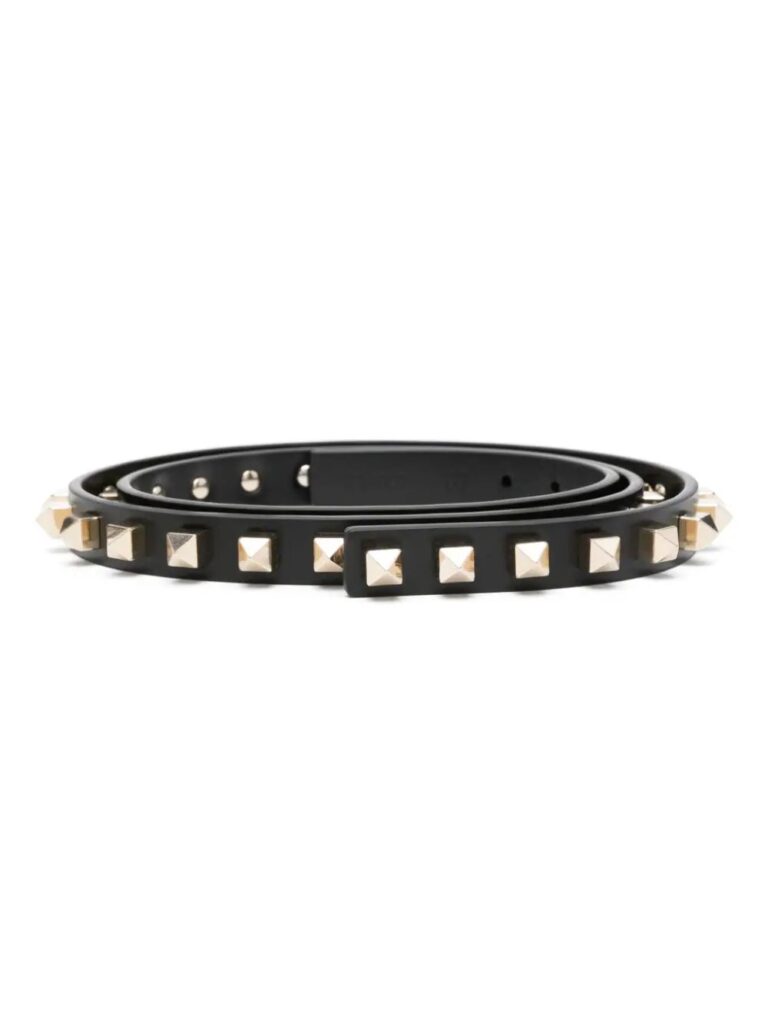 Valentino Garavani stud-embellished leather belt