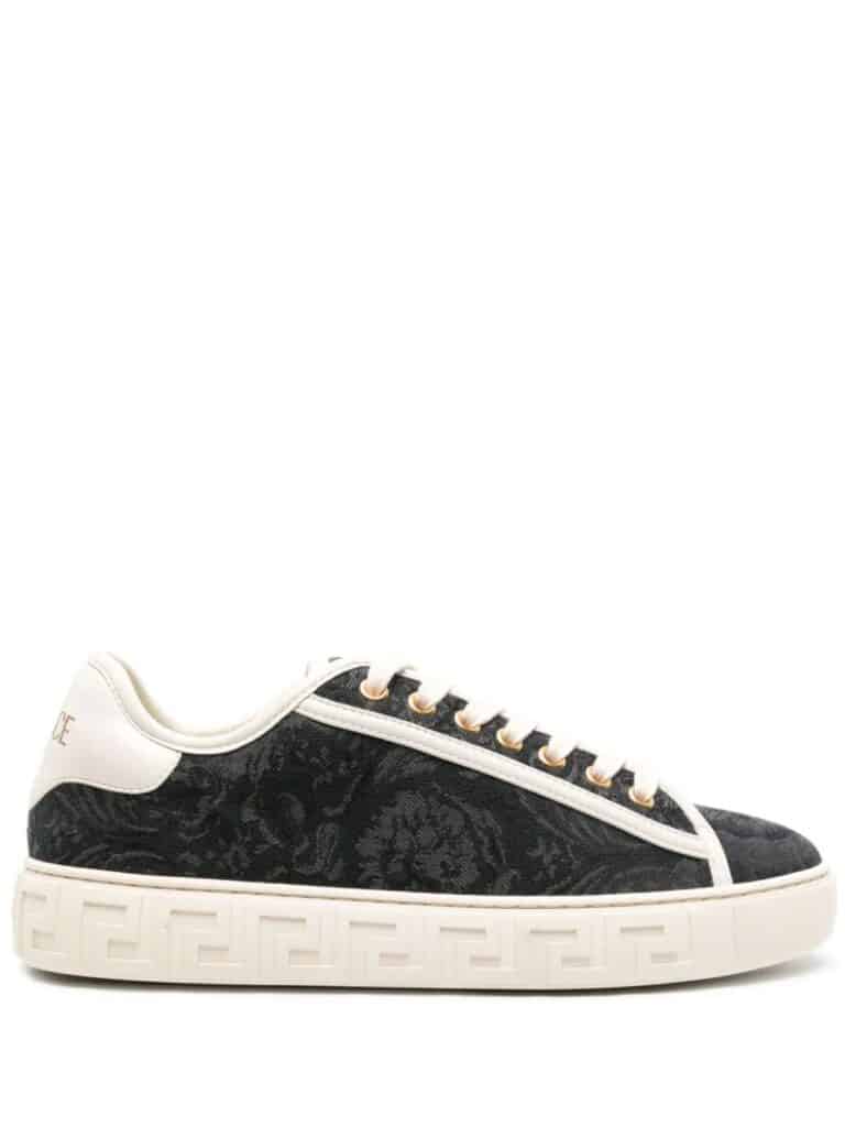 Versace Barocco Greca jacquard sneakers