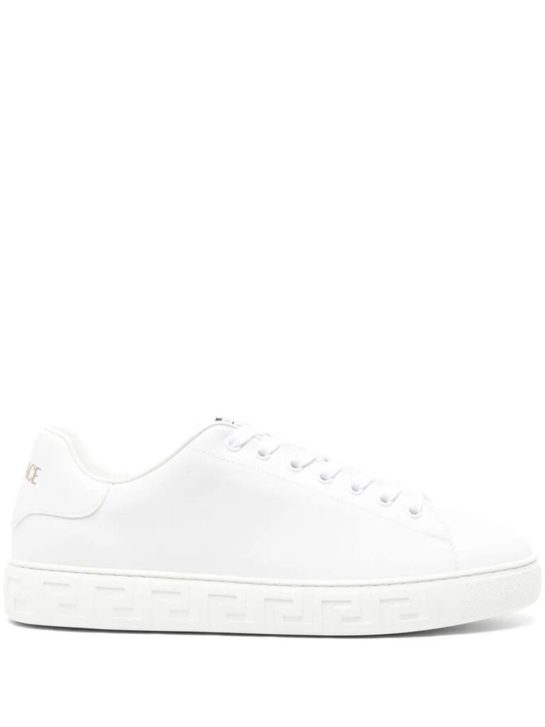 Versace Greca faux-leather sneakers