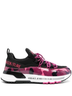 Versace Jeans Couture graphic-print panelled sneakers