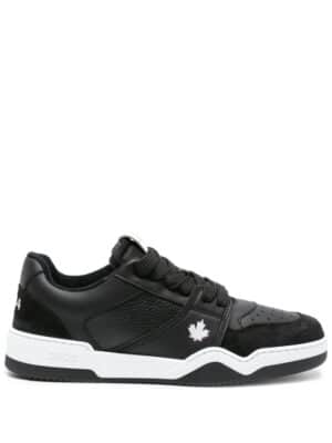 Dsquared2 Spiker leather trainers