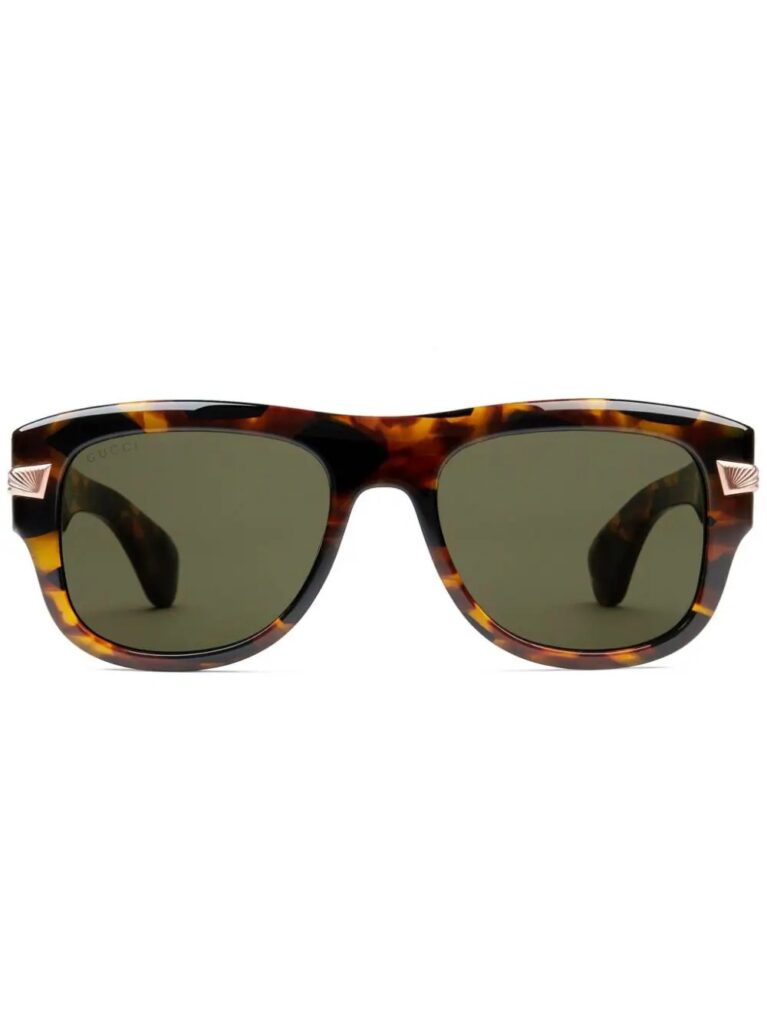 Gucci Eyewear tortoiseshell-effect square-frame sunglasses