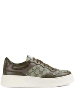 Gucci GG-canvas panelled sneakers