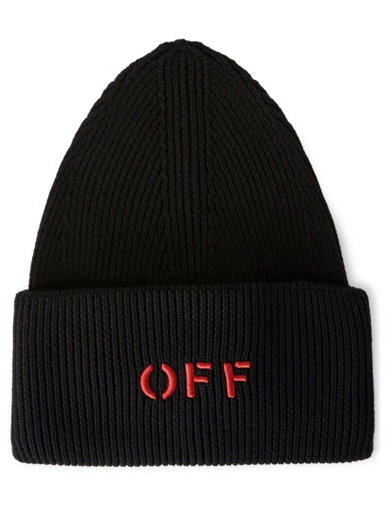 Off-White 2024 Lunar New Year logo-embroidered beanie