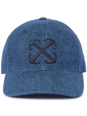 Off-White Arrows-motif denim baseball cap