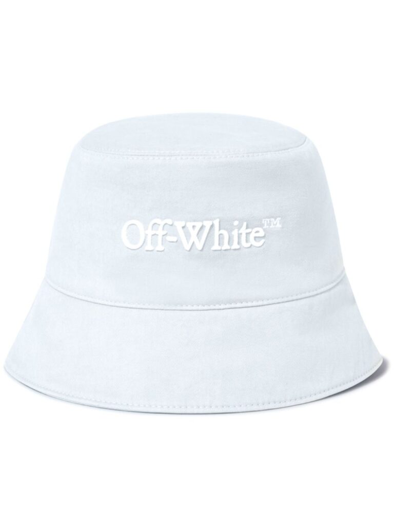 Off-White Bookish Drill-embroidery bucket hat