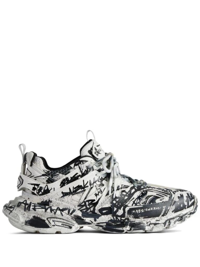 Balenciaga Track graffiti-print chunky sneakers
