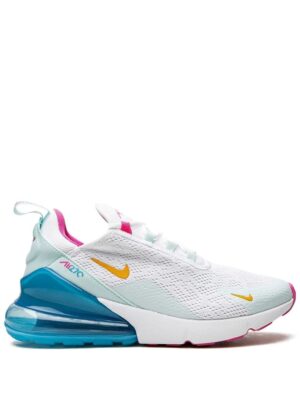 Nike Air Max 270 "White/University Gold/Laser Fuchsia" sneakers