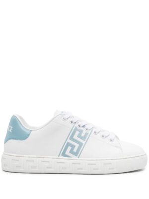 Versace Greca-embroidered lace-up sneakers