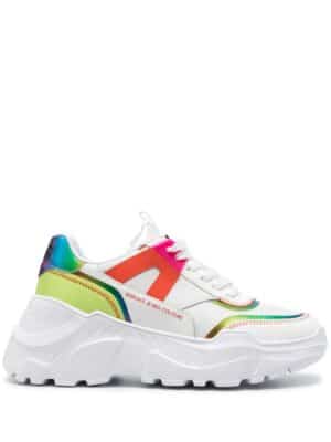 Versace Jeans Couture gradient-effect panelled sneakers