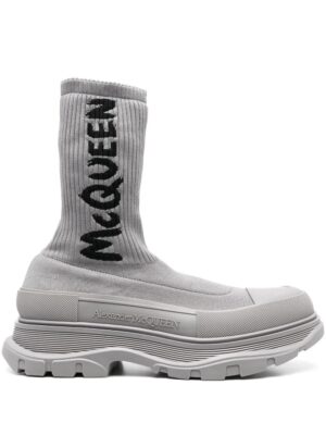 Alexander McQueen sock-fit logo-print sneakers