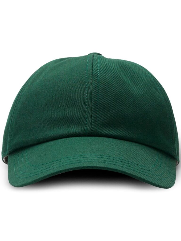 Burberry logo-clasp cotton blend cap