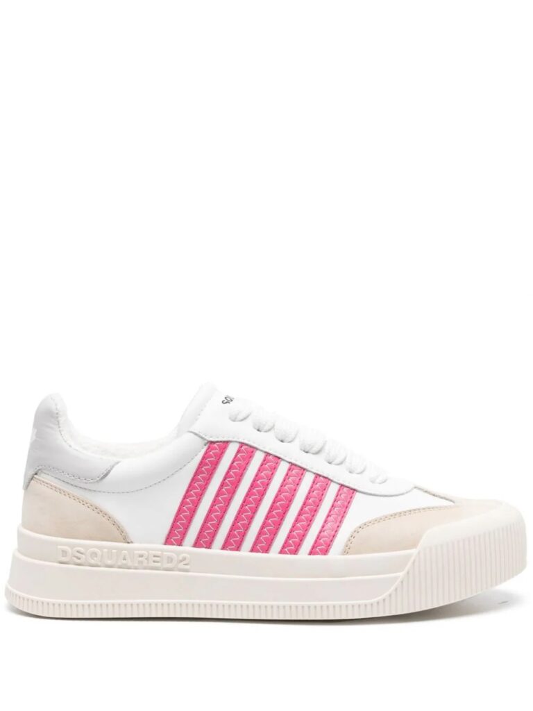 Dsquared2 striped lace-up sneakers