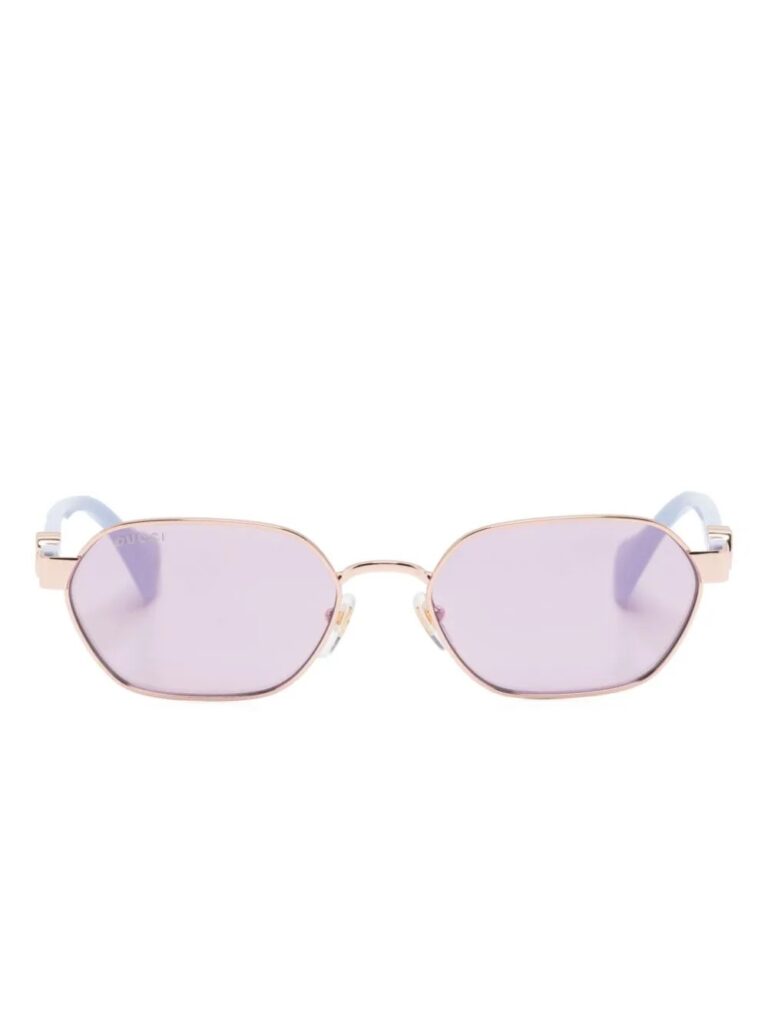 Gucci Eyewear Double-G geometric-frame sunglasses