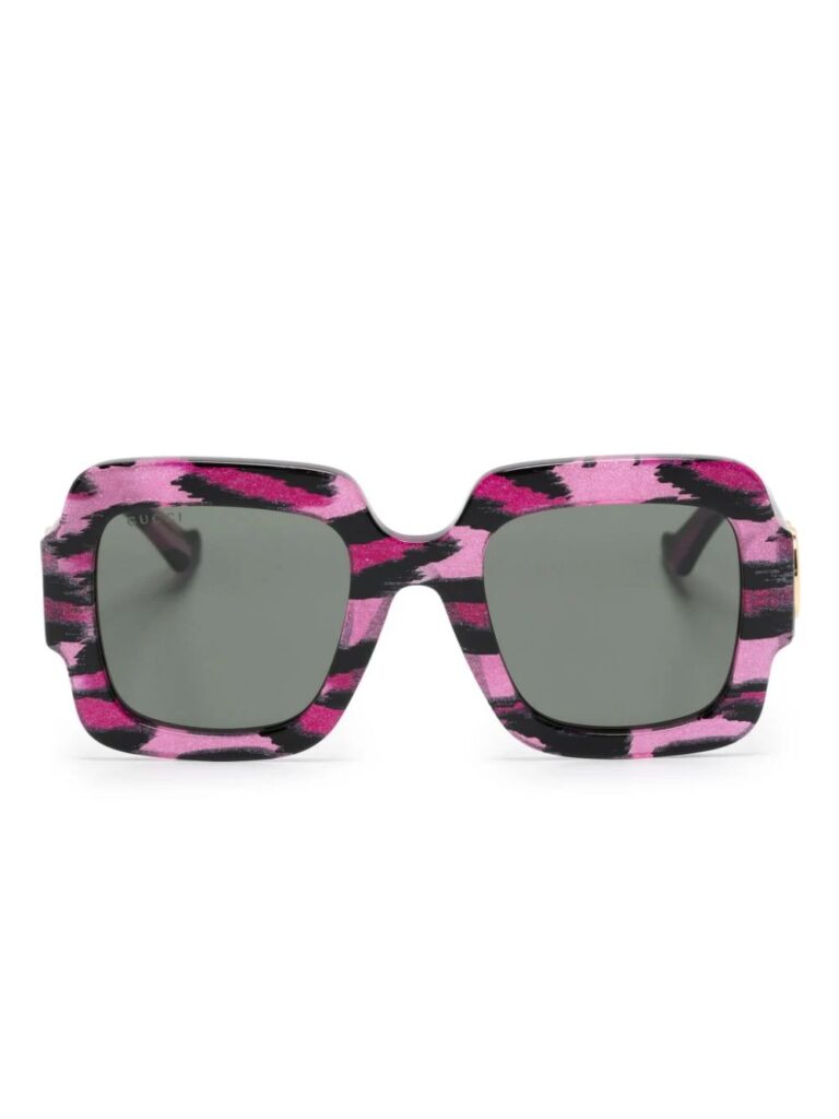 Gucci Eyewear Double-G oversize-frame sunglasses