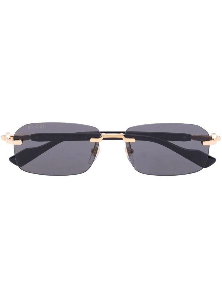 Gucci Eyewear rimless rectangle-frame sunglasses