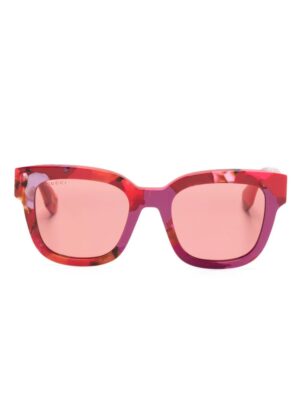 Gucci Eyewear tortoiseshell square-frame sunglasses