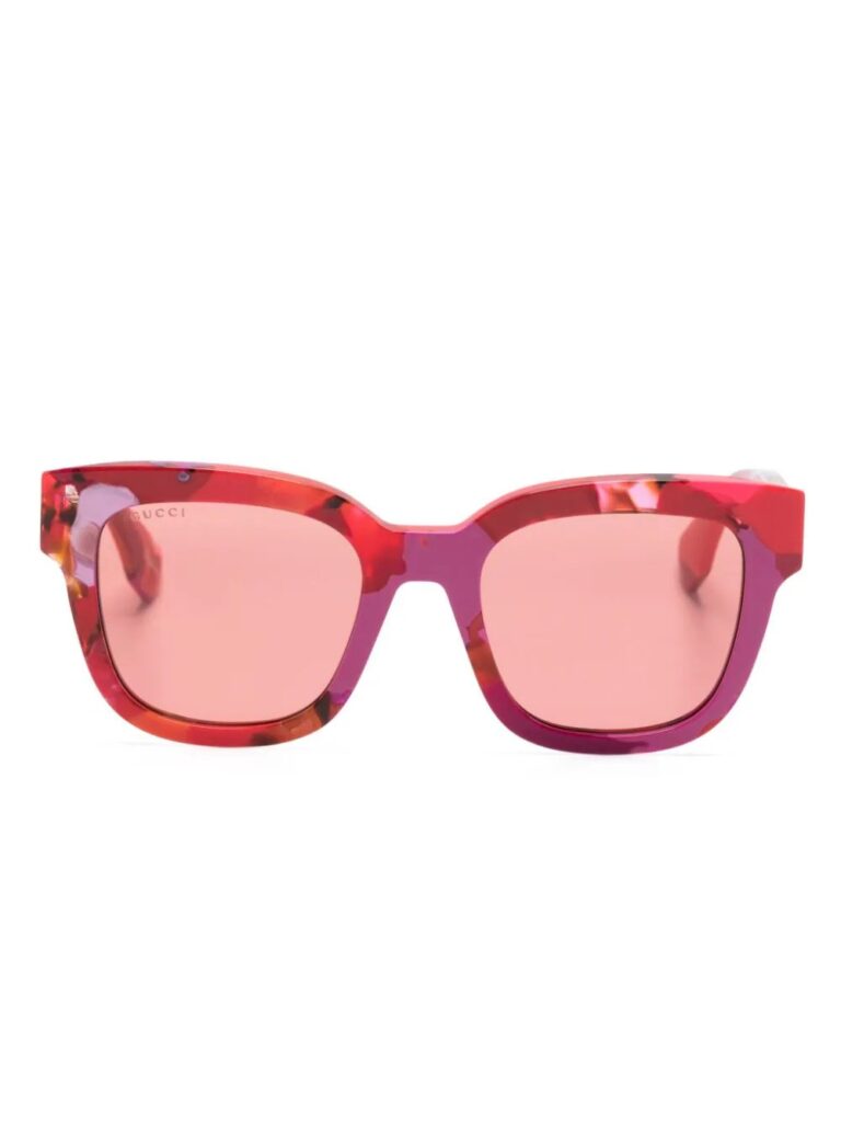 Gucci Eyewear tortoiseshell square-frame sunglasses