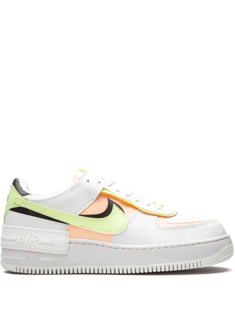 Nike Air Force 1 Shadow "White/Barely Volt/Crimson Tint" sneakers