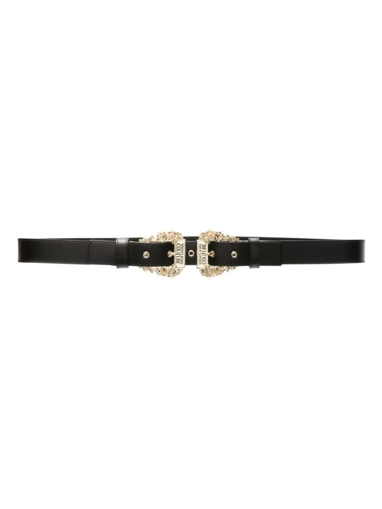 Versace Jeans Couture Couture1 double-buckle leather belt