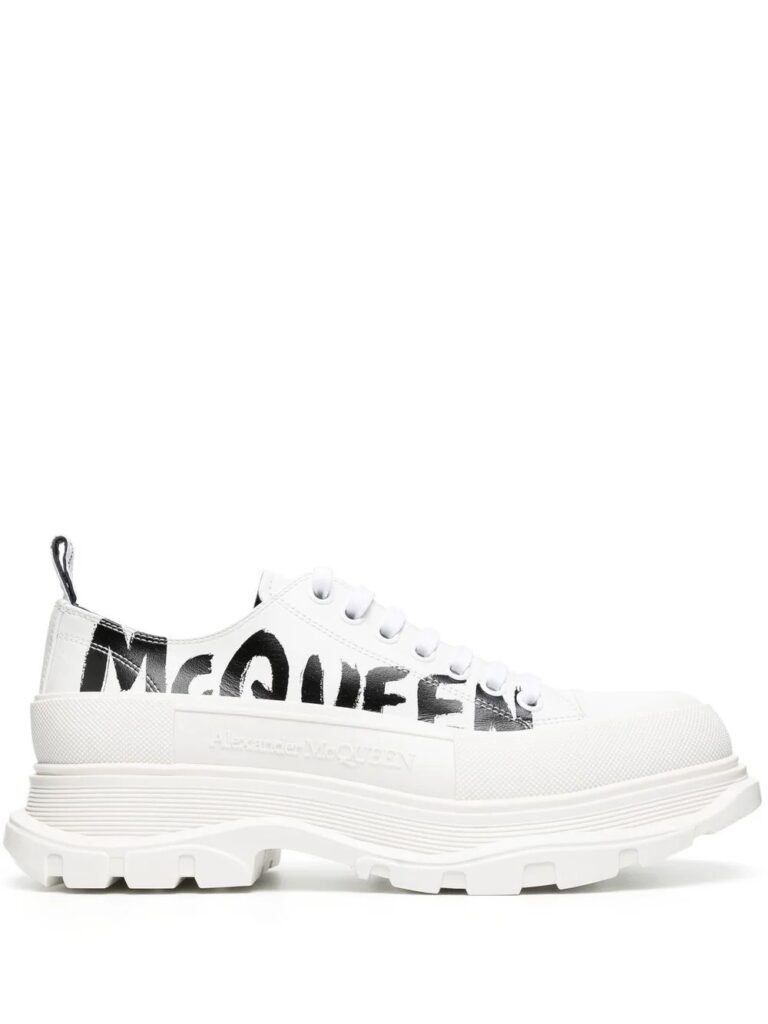 Alexander McQueen Tread Slick Graffiti-print sneakers