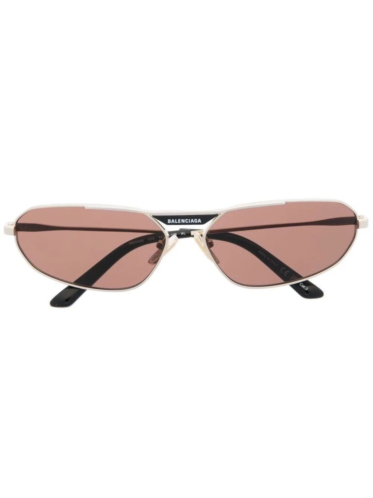 Balenciaga Eyewear oval-frame design sunglasses