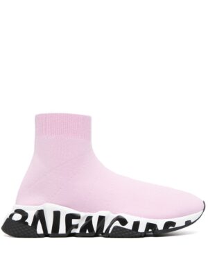 Balenciaga Speed graffiti sock sneakers