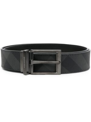 Burberry check-print reversible belt