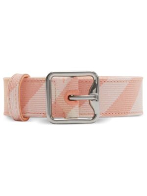 Burberry checked B-buckle belt