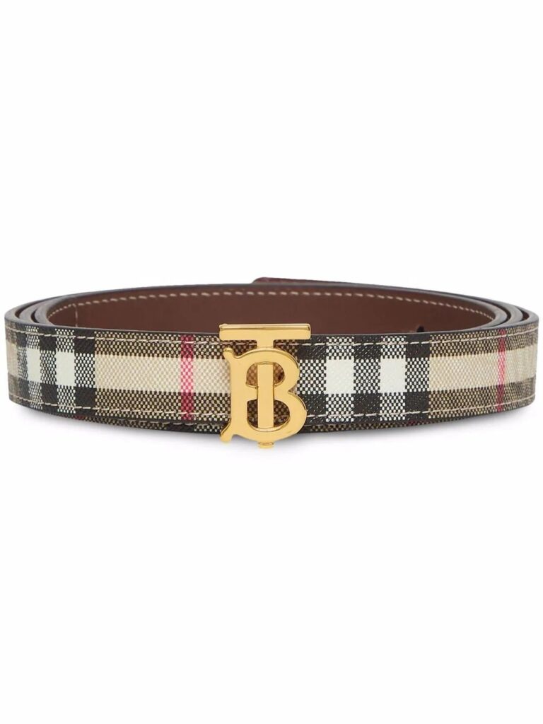 Burberry reversible Vintage Check leather belt