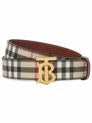 Burberry reversible monogram-motif Vintage Check belt