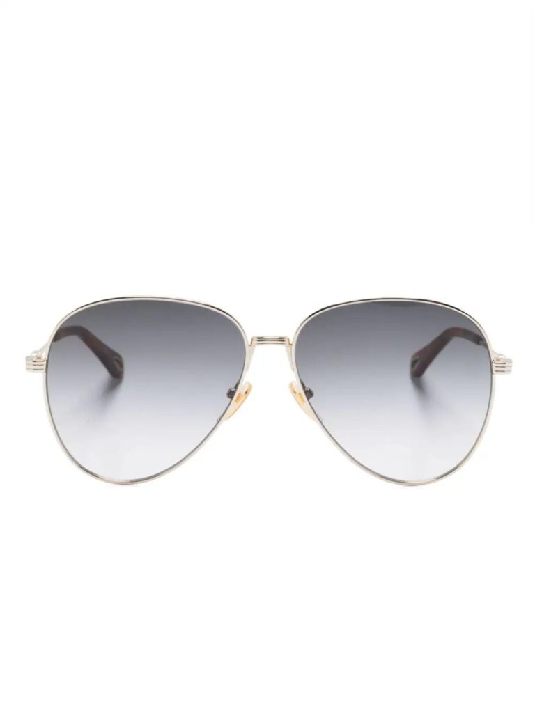 Chloé Eyewear gradient pilot-frame sunglasses
