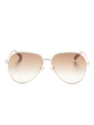 Chloé Eyewear pilot-frame gradient sunglasses