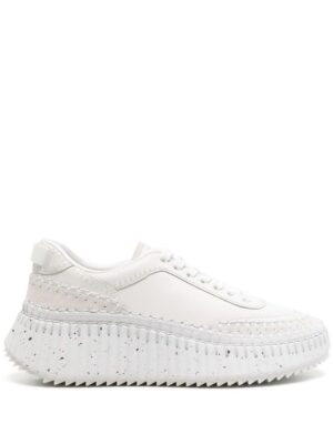Chloé Nama whipstitch-detailed sneakers