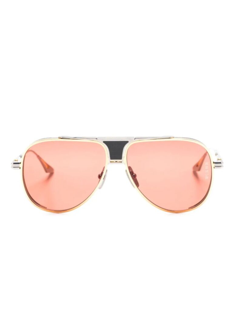 Dita Eyewear clip-on lense pilot-frame sunglasses