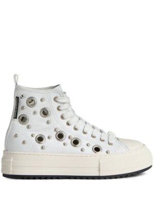 Dsquared2 eyelet-detail leather sneakers