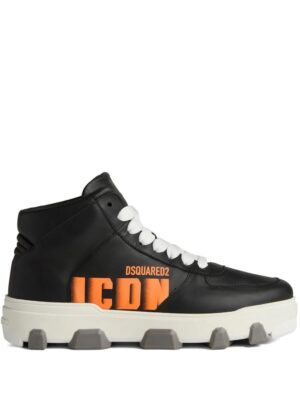 Dsquared2 logo-lettering high-top sneakers